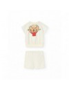 THE ANIMALS OBSERVATORY T-SHIRT SQUAB SET WHITE