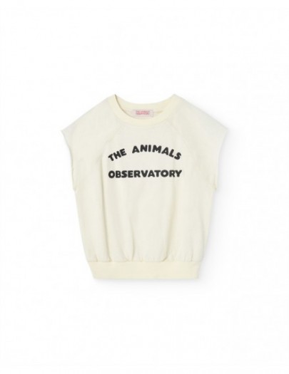 THE ANIMALS OBSERVATORY T-SHIRT SQUAB KID TOP WHITE