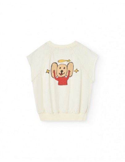 THE ANIMALS OBSERVATORY T-SHIRT SQUAB KID TOP WHITE