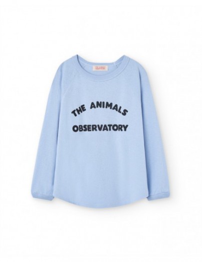 THE ANIMALS OBSERVATORY T-SHIRT LONG SLEEVE SOFT BLUE