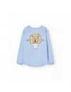 THE ANIMALS OBSERVATORY T-SHIRT LONG SLEEVE SOFT BLUE