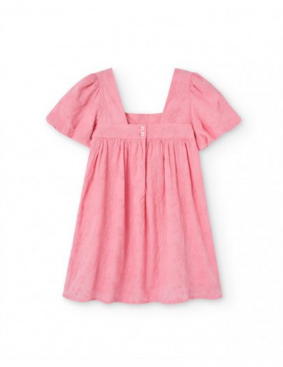 THE ANIMALS OBSERVATORY MINI DRESS DODO KID PINK