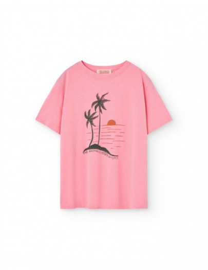 THE ANIMALS OBSERVATORY T-SHIRT BIG ROOSTER PINK