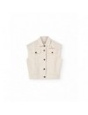 THE ANIMALS OBSERVATORY VEST KID HOG RAW WHITE