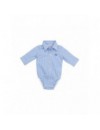 NATINI SHIRT BODY PIERROT STRIPES LIGHT BLUE