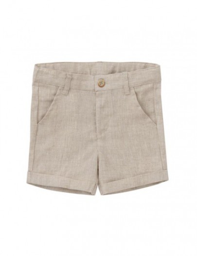 NATINI SHORT LINNEN BEIGE