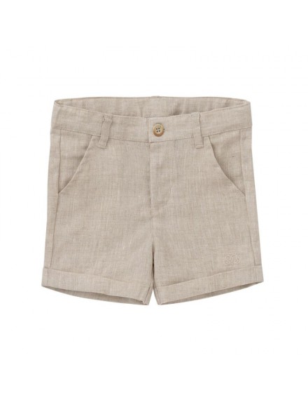 NATINI SHORT LINNEN BEIGE