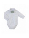 NATINI BODYSHIRT PIERROT STRIK MET STREPEN GROEN