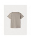 HACKETT T-SHIRT SMALL LOGO PEBBLE BEIGE