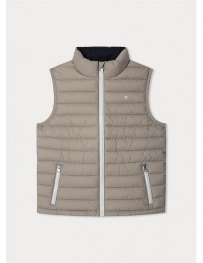 HACKETT SUMMER GILET PEBBLE BEIGE