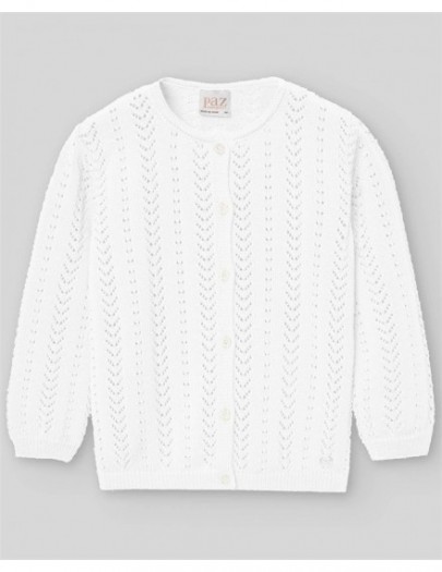 PAZ RODRIGUEZ CARDIGAN GRANJA WHITE