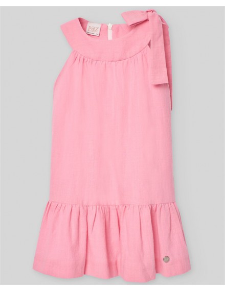 PAZ RODRIGUEZ WOVEN DRESS GUM PINK