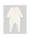 PAZ RODRIGUEZ NEWBORN ROMPER WHITE