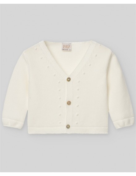 PAZ RODRIGUEZ CARDIGAN WHITE