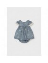 MAYORAL DRESS FLOWERS BLUE