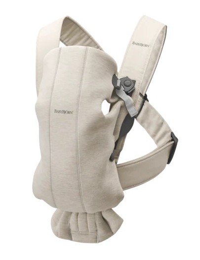 BABY BJORN DRAAGZAK MINI 3D JERSEY BEIGE