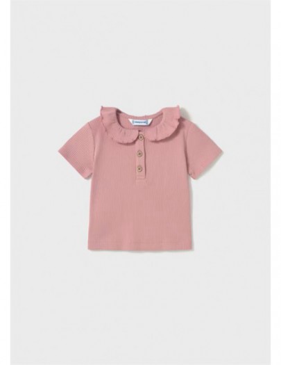 MAYORAL RIBBED POLO PINK