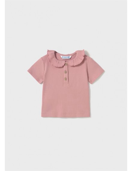 MAYORAL RIBBED POLO PINK