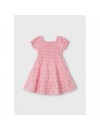 MAYORAL DRESS WITH SMOCK PINK