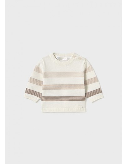 MAYORAL KNIT SWEATER WHITE/BEIGE