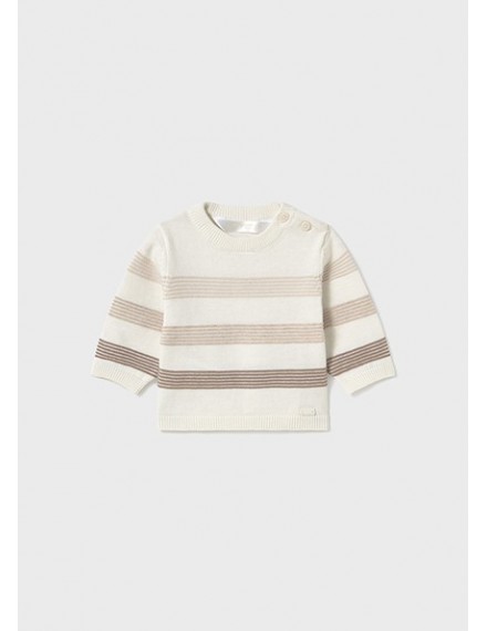 MAYORAL KNIT SWEATER WHITE/BEIGE