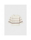 MAYORAL KNIT SWEATER WHITE/BEIGE