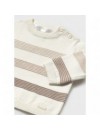 MAYORAL KNIT SWEATER WHITE/BEIGE