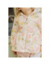 TARTINE ET CHOCOLAT JACKET FLOWER PRINT ECRU