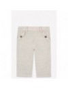 TARTINE ET CHOCOLAT TROUSERS LINEN BEIGE