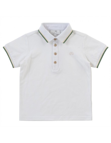 NATINI POLO FELIX WHITE