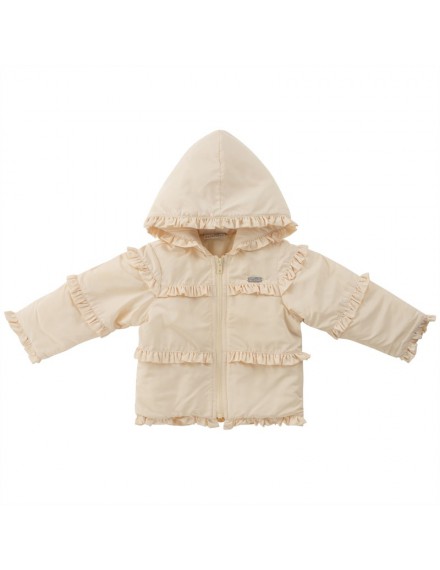 NATINI JACKET RUFFLE LIGHT YELLOW