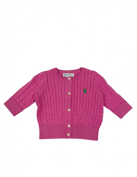 RALPH LAUREN CARDIGAN PINK