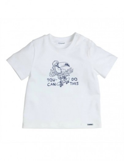 GYMP T-SHIRT AEROBIC TOUCAN DO THIS WHITE