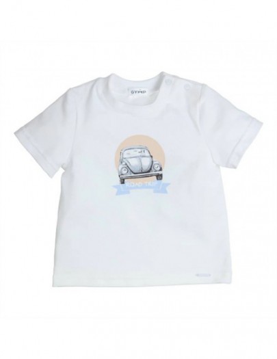 GYMP T-SHIRT AEROBIC ROAD TRIP WHITE