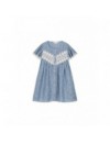 LOUISE MISHA DRESS MORLINA BLUE ONDA STRIPES