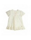 GYMP DRESS JACINDA OFF WHITE/BEIGE