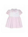 GYMP DRESS LOESIA WHITE/PINK