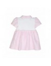 GYMP DRESS LOESIA WHITE/PINK