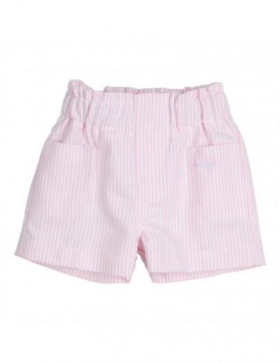 GYMP SHORT LOESIA PINK/WHITE STRIPES