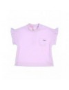 GYMP T-SHIRT IDO RUFFLES ROSE