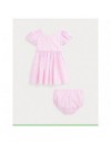 RALPH LAUREN DRESS PINK/ WHITE STRIPES