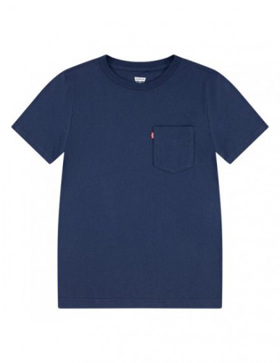 LEVI'S T-SHIRT POCKET TEE NAVY