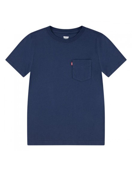 LEVI'S T-SHIRT POCKET TEE NAVY