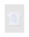 LARANJINHA T-SHIRT SECRET ISLAND WHITE/BLUE