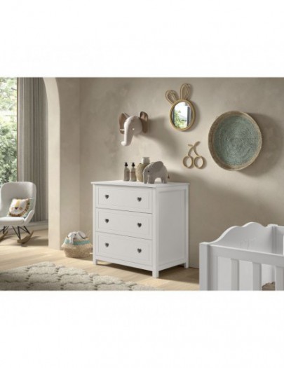 JAXX COMMODE AMORI 3 LADEN WIT