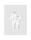 MAYORAL ROMPER WHITE/BEIGE