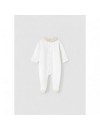 MAYORAL ROMPER WHITE/BEIGE