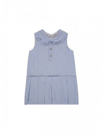 JO MILANO DRESS BLUE STRIPES