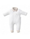 FIRST ONE ROMPERSUIT OSLO WHITE/BEIGE