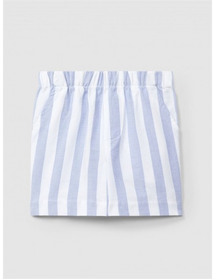 LARANJINHA SHORT WHITE/BLUE STRIPES